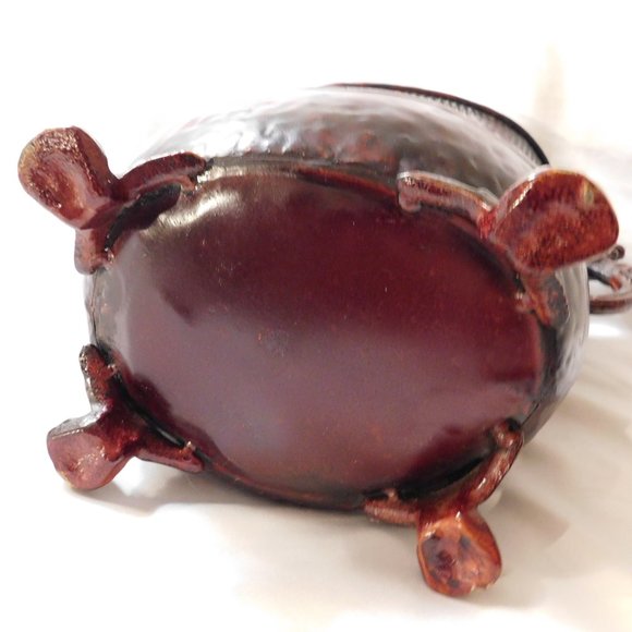 Vintage Gothic Victorian Griffin Motif Handle Footed Centerpiece - Picture 4 of 10